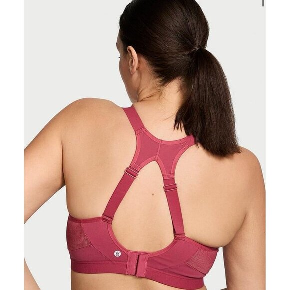 Victoria's Secret VSX Incredible Plunge Sports Bra Color Rose 38DDD NWOT - Picture 3 of 9